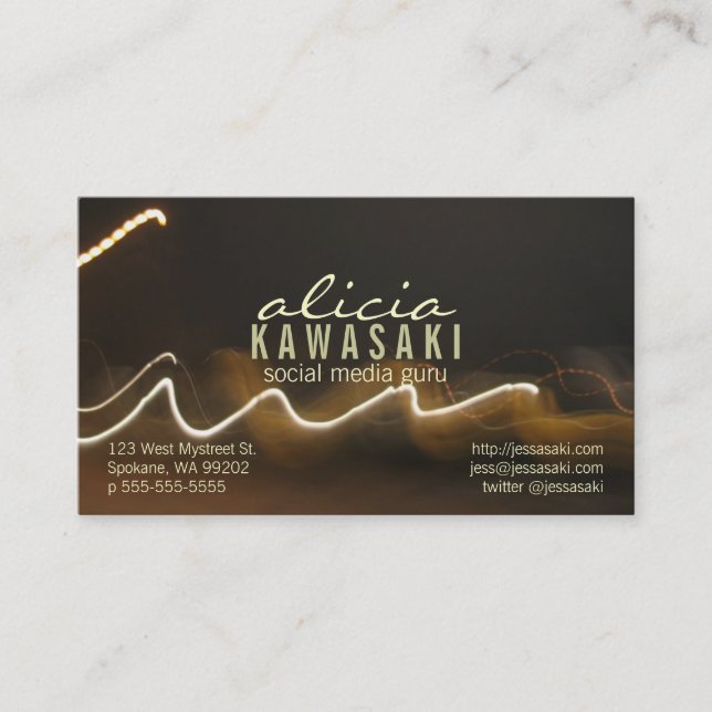 Fotosproing Visitkort (Framsida)