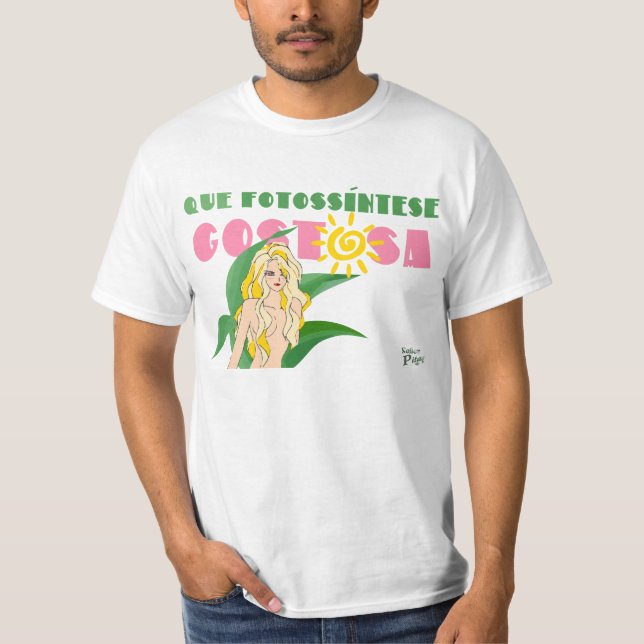 Fotossíntese gostosa! tee shirt (Framsida)