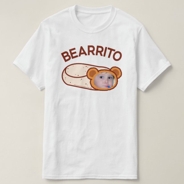 Fotostatisk BEARRITO T-Shirt (Design framsida)