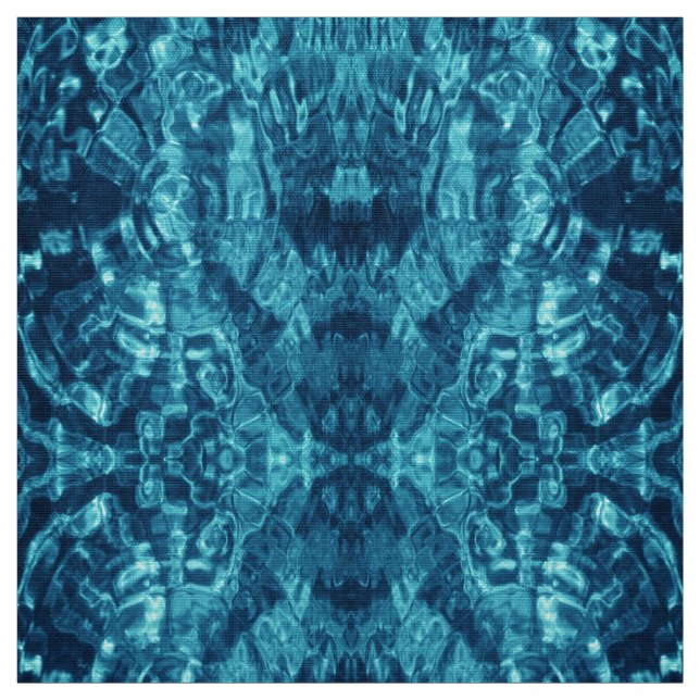Fotostruktur för blå Abstrakt Vatten Tyg (Provkarta)