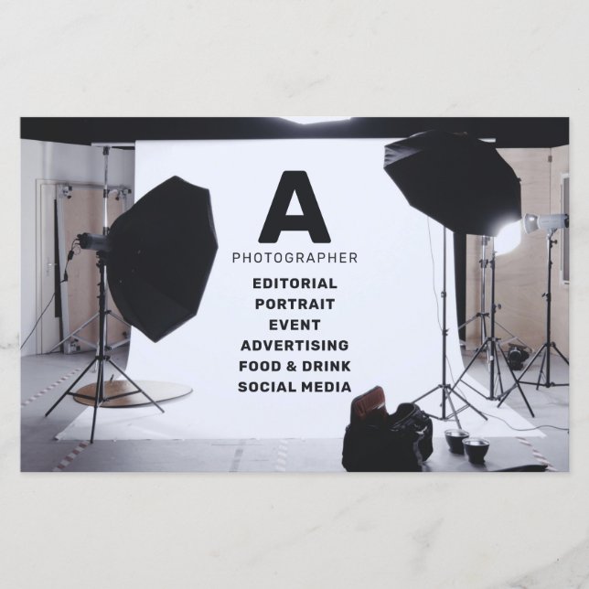 Fotostudio fotosättare (Framsida)
