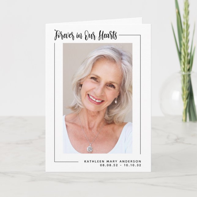 Fotosympati - allmänt tack i våra hjärtan (Framsida)