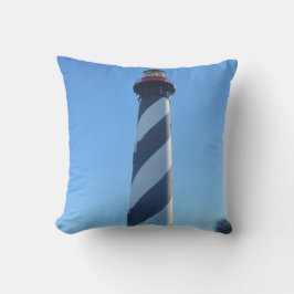 Fotot Augustine Lighthouse skapat som ett Kudde