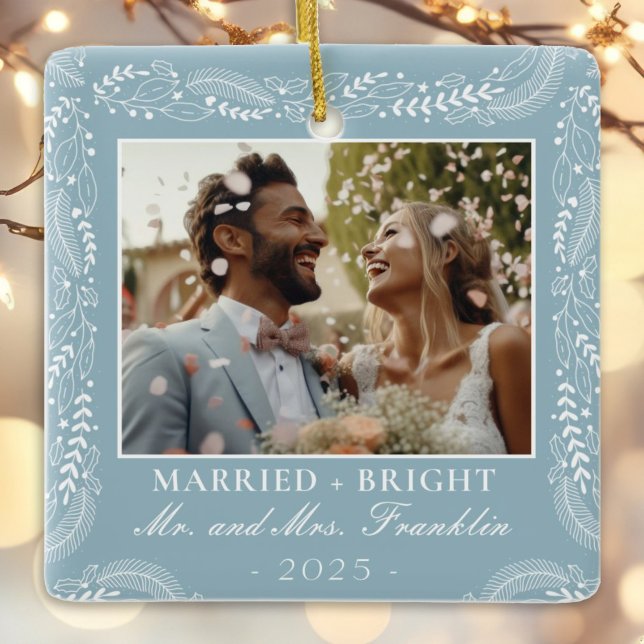 fotot av botaniskt ram 1:a julen Gift Julgransprydnad Keramik (Skapare uppladdad)