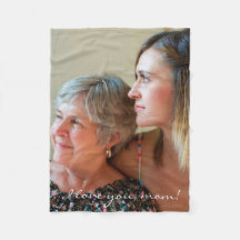 Fotot Blankets-gåvor för Mamma från dotter