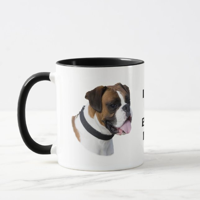 Fotot Boxer hund porträtt Mugg (Vänster)