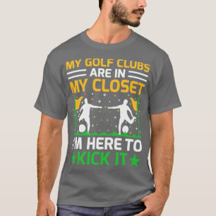Fotot för fotbollsspelare Fotot för golf som spela T Shirt