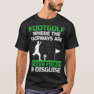 Fotot för fotbollsspelare Fotot för golf som spela T Shirt