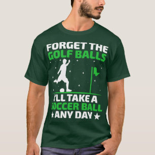 Fotot för fotbollsspelare Fotot för golf som spela T Shirt