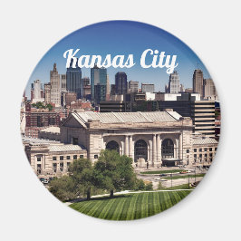 Fotot från Kansas City Missouri i centrala Station Magnet