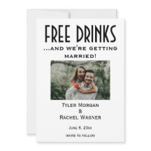 Fotot "Free Drinks" Sparar datumen