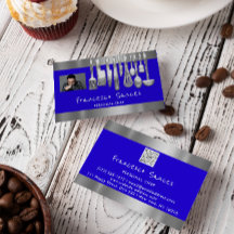 Fotot QR-kod - personlig Chef Cooking Blue
