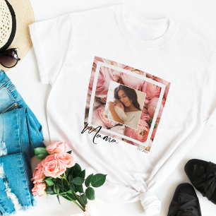 Fotot T-skirts i New Mor Rosa ros T Shirt