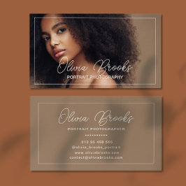 Fotot Taupe Brown Freelance-fotograf i gropen Visitkort