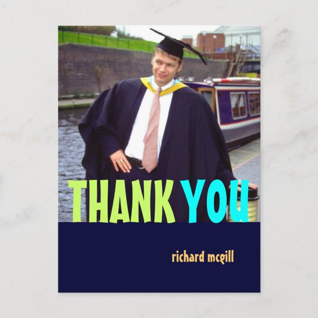 Fototack, vykort, DIY färg+typsnitt Vykort (Framsida)