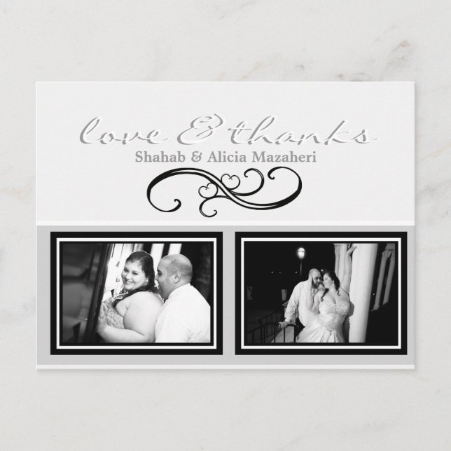 Fototackkort för Anpassningsbar-vykort med Bilder Vykort (Framsida)