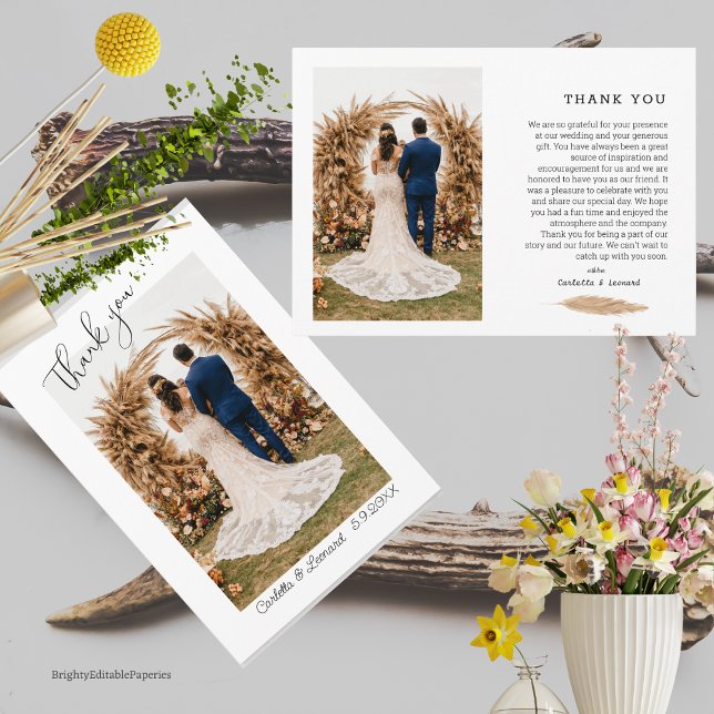 Fototackmall för ditt kort. anteckningskort (Skapare uppladdad)