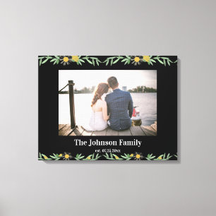 Fototäckt fotopatset i Bröllop botaniska Anpassnin Canvastryck