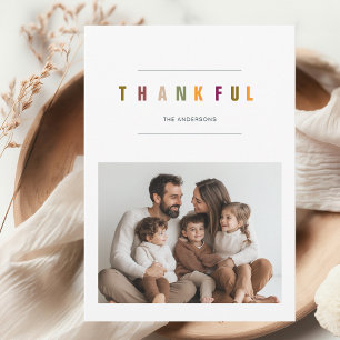 Fototänkande med minimal modern Thanksgiving