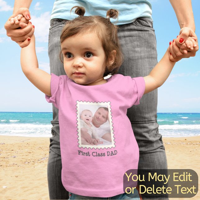 Fototext i första klass av Pappa Cute från Anpassn T Shirt (Skapare uppladdad)