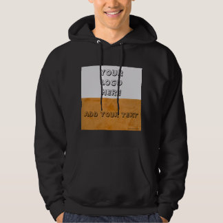 Fototext Logotyp med fet grafik Hoodie