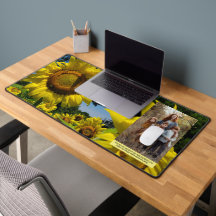 Fototextarbete för solblommor i familjen Photo Per