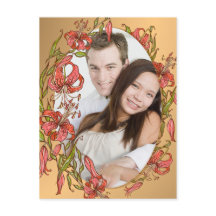 Fototiger Lilies Spara datumet