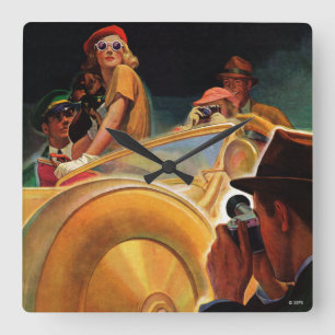 Fototillfälle Fyrkantig Klocka