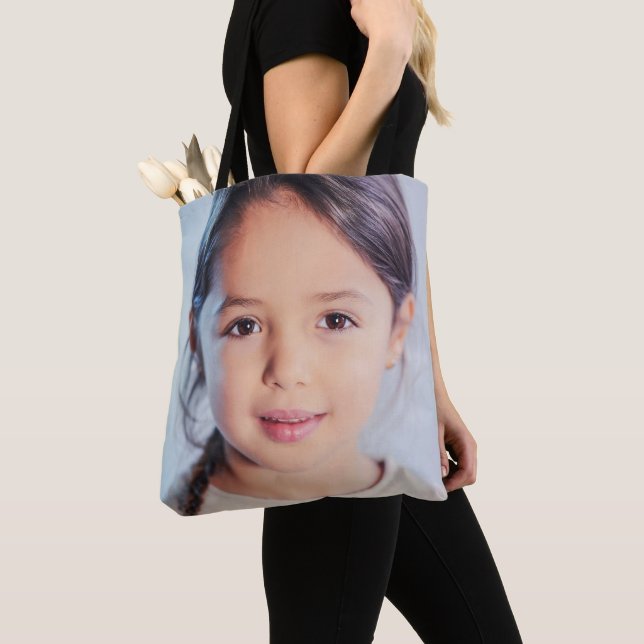 FOTOTOTE FÖR MAMMA GRANDMA TYGKASSE (Närbild)