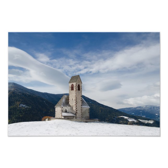 Fototryck av St. Jakob i Villnöss (Framsidan)