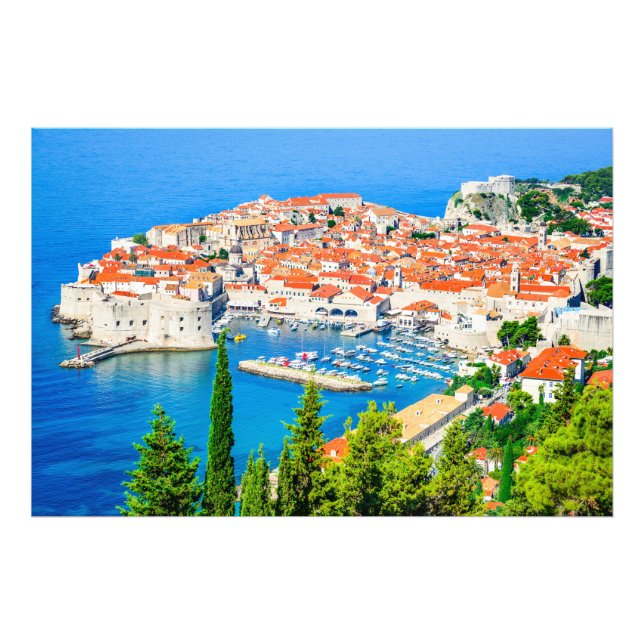 Fototryck Dubrovnik Kroatien (Framsidan)
