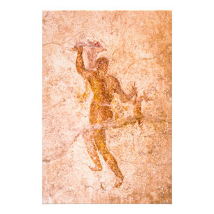 Fototryck - romersk Fresco, forntida Pompeii,
