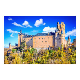 Fototryck Segovia-slott