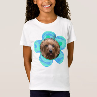 Fototurkos Flower-Personlig T Shirt