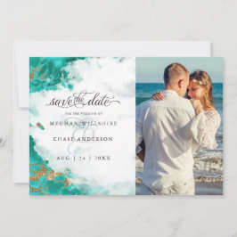 Fototurkos Watercolor Geode BarefootBride™