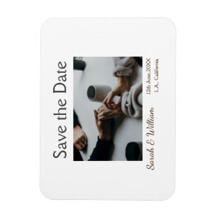 Fototypisk vit elegant, bröllop mod magnet