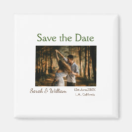 Fototypisk vit elegant, bröllop mod magnet