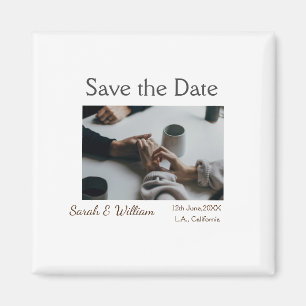 Fototypisk vit elegant, bröllop mod magnet