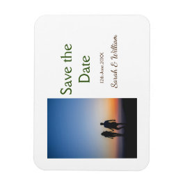 Fototypisk vit elegant, bröllop mod magnet