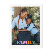 Fototypografi familj modern enkel