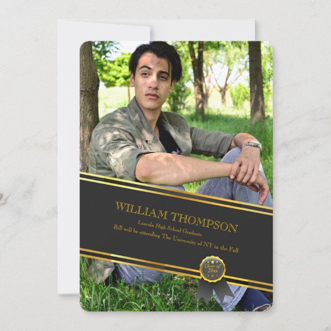 Fotoutannonsering om Studenten Banner Meddelande (Framsida)