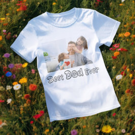 Fotoutgåva från bästa Pappa 2025-Anpassningsbarna T Shirt