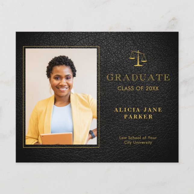 Fotoutlysning om studenten i budgetjuridik flygblad (Framsidan)