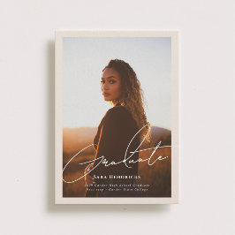 Fotoutmeddelanden om elegant Script Studenten