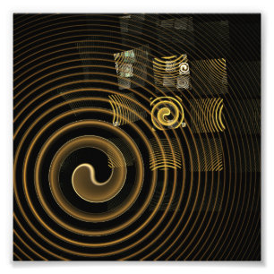 Fotoutskrift av Hypnosis Abstrakt Art Fototryck