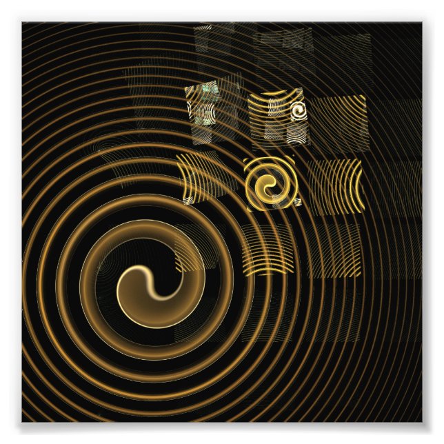 Fotoutskrift av Hypnosis Abstrakt Art Fototryck (Framsidan)