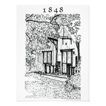 Fotoutskrift av stensidornas ursprungliga teckning