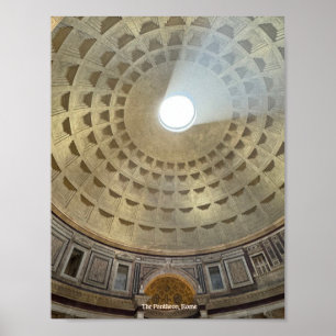 Fotoutskrift för panthaon, Rom, Italien Design Poster
