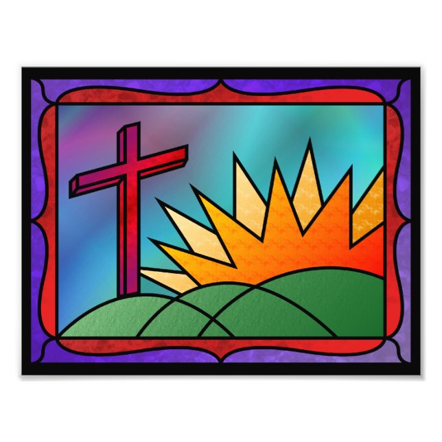 Fotoutskrift för påsk-morgon fototryck (Framsidan)