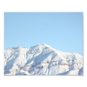 Fotoutskrift för Snö-berg Fototryck